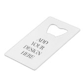 Bottle Opener クレジットカード栓抜き (裏面アングル)