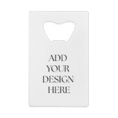 Bottle Opener クレジットカード栓抜き (裏面)