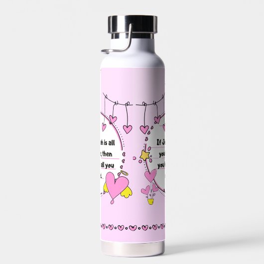 Bottle to keep hot or cold drinks. ウォーターボトル (右面)