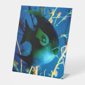 Bottled Fish jGibney The Museum Zazzle 台座サイン (正面)