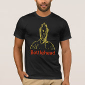 BottleheadはTシャツを印刷しました Tシャツ (正面)