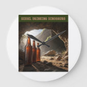 Bottles Beside A Cave ラージ壁時計 (正面)