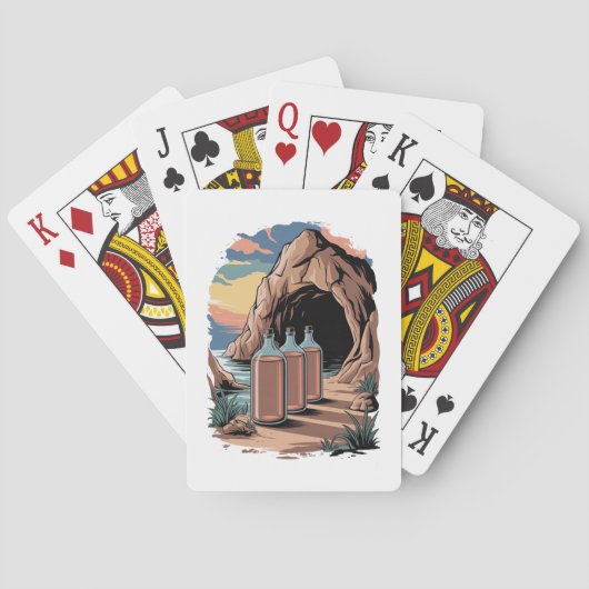 Bottles Near A Cave Entrance  トランプ (裏面)