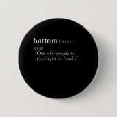 BOTTOM （定義） 缶バッジ (正面)