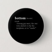 BOTTOM (定義) 缶バッジ (正面)