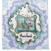 Bottom Feeders | Graduation シャワーカーテン (正面)