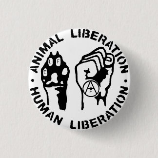 Bottom libertação animal 缶バッジ