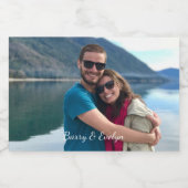 Bottom Mini Riquor Labelsの文字付き写真 リキュールボトルラベル (シングルラベル)