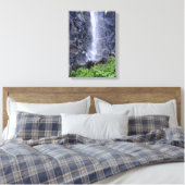 Bottom of Bridalveil秋, Yosemite, CA キャンバスプリント (インサイチュ (寝室))