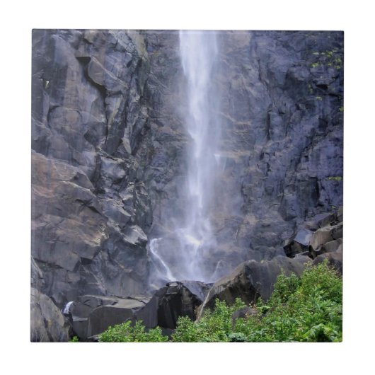 Bottom of Bridalveil秋, Yosemite, CA タイル (正面)