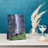 Bottom of Bridalveil秋, Yosemite, CA フォトプラーク (側面)