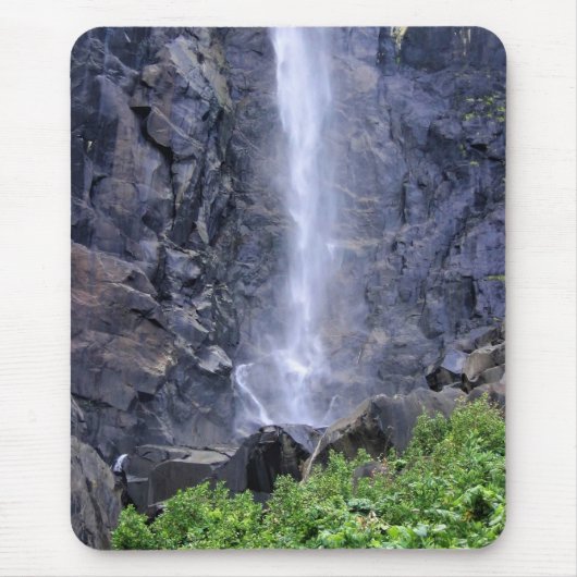 Bottom of Bridalveil秋, Yosemite, CA マウスパッド (正面)