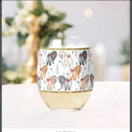 BOTTOM OF MY HEART 5 chow colors ステムなしワイングラス