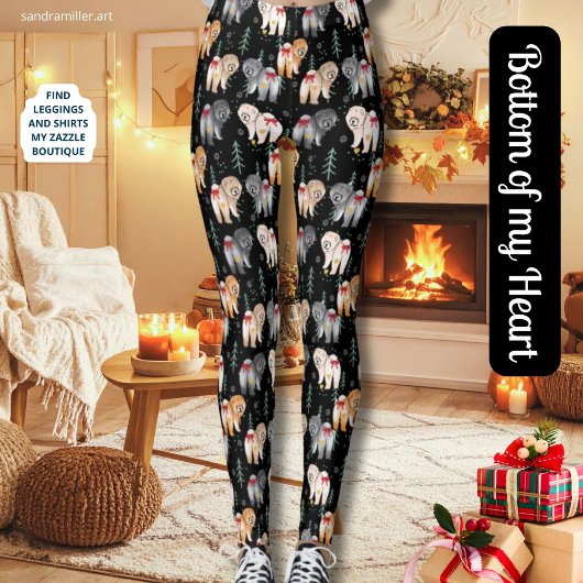 BOTTOM OF MY HEART 5 chow colors レギンス