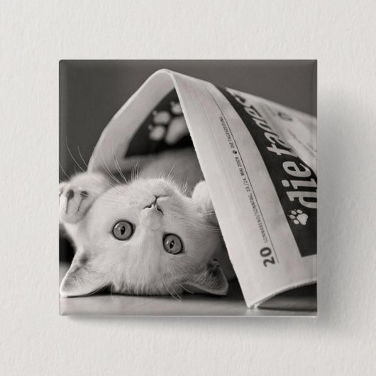 Botton Cat 缶バッジ (正面)