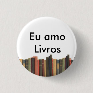 Botton Eu amo Livros 缶バッジ