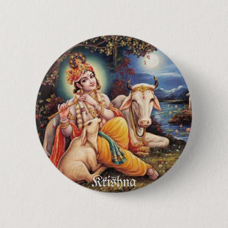 botton Krishna 缶バッジ