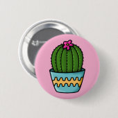 Botton Linha Cactus 缶バッジ (正面&裏面)