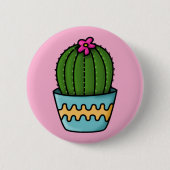 Botton Linha Cactus 缶バッジ (正面)