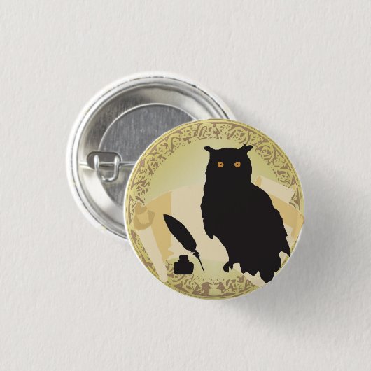 Botton Pergaminho em Branco 缶バッジ (正面&裏面)