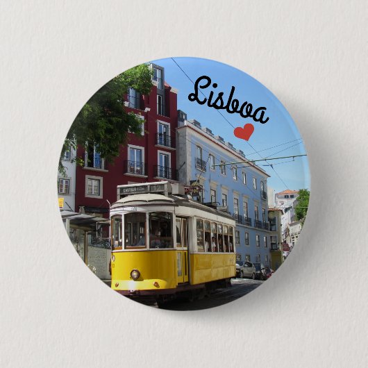 Botton / Pin ~ Lisboa, Portugal 缶バッジ (正面)
