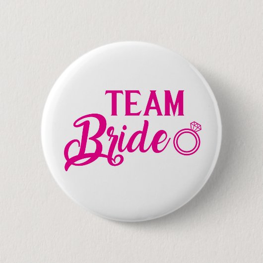 Botton Team Bride 缶バッジ (正面)