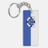 Bottrop city emblem flag germany symbol sign coat キーホルダー (正面左)