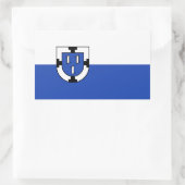 Bottrop city emblem flag germany symbol sign coat 長方形シール (バッグ)
