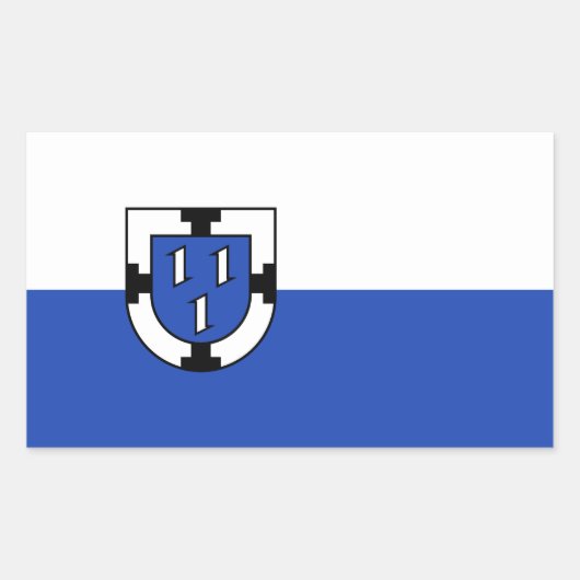 Bottrop city emblem flag germany symbol sign coat 長方形シール (正面)