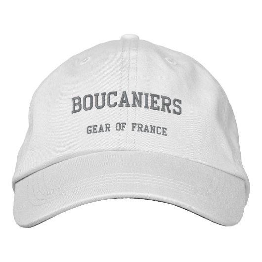 BOUCANIERS、フランスギア 刺繍入りキャップ (正面)