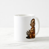 Bouddha Enfant Bronze コーヒーマグカップ (正面右)