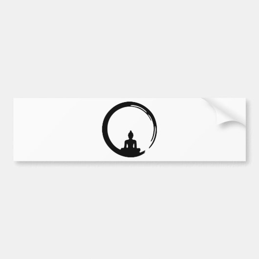 Bouddha silent バンパーステッカー (正面)