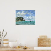 Boudin – エトレタットクリフOf Aval 1890 ポスター (キッチン)