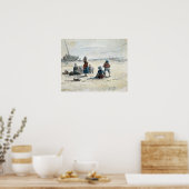 Boudin – 漁師の妻， 1855 ポスター (キッチン)