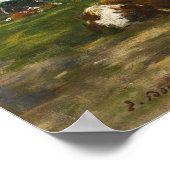 Boudin – 牛と牧場 ポスター (角)