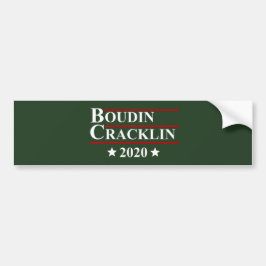 Boudin Cracklinの2020年のおもしろいのルイジアナのケージャンの選挙 バンパーステッカー