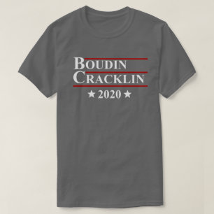 Boudin Cracklinの2020年のおもしろいのルイジアナのケージャンの選挙 Tシャツ