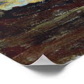 Boudin - Etretat Sunset ポスター (角)