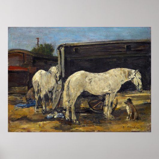 Boudin - Nomades 1885のキャリッジ ポスター (正面)