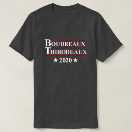 Boudreaux及びThibodeaux 2020年のおもしろいなケージャンの選挙 Tシャツ