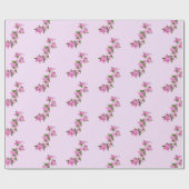 Bougainvilleaつる植物のカスタマイズ可能な背景 ラッピングペーパー (フラット)