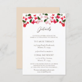 Bougainvilleaエンクロージ結婚ャの詳細カード エンクロージャーカード