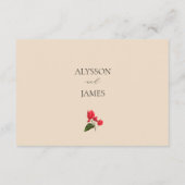 Bougainvilleaエンクロージ結婚ャの詳細カード エンクロージャーカード (裏面)