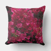 Bougainvillea赤い熱帯性乾性低木の写真 アウトドアクッション (正面)