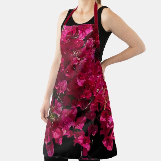 Bougainvillea赤い熱帯性乾性低木の写真 エプロン (インサイチュ)