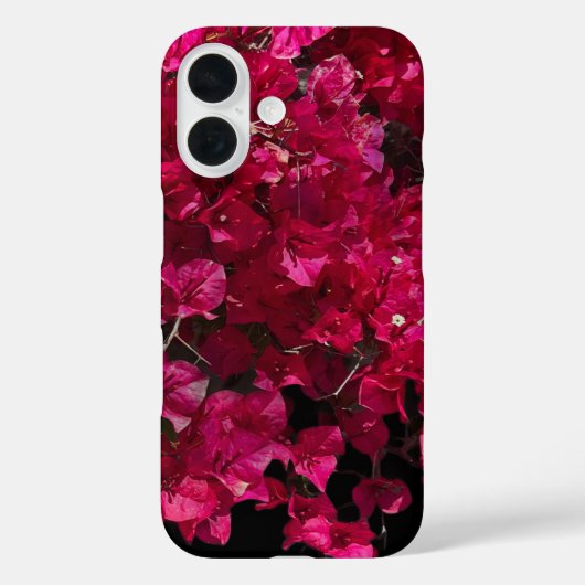 Bougainvillea赤い熱帯性乾性低木の写真 Case-Mate iPhoneケース (裏面)