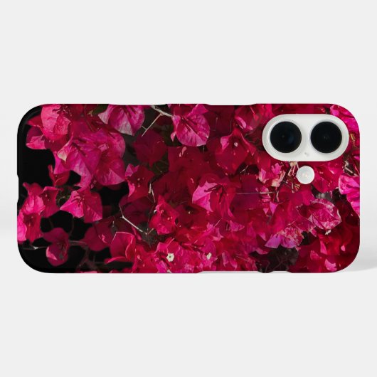 Bougainvillea赤い熱帯性乾性低木の写真 Case-Mate iPhoneケース (裏面 (横))