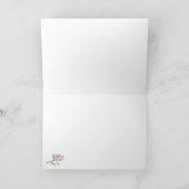 Bougainvillea Annaprashan （ファーストライス）挨拶 カード (内部)