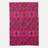 Bougainvillea Deep Pink Kitchen Towels キッチンタオル (縦)