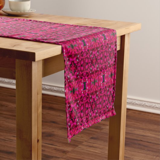 Bougainvillea Deep Pink Table Runner ショートテーブルランナー (インサイチュ)